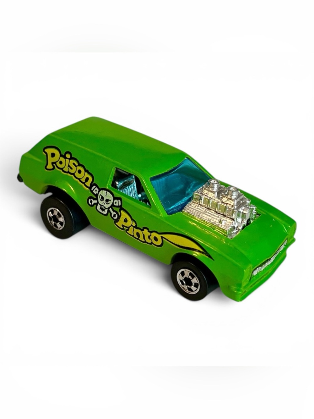 Hot Wheels 1975 Poison Pinto Green Hong Kong Blackwall